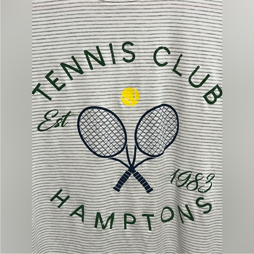 Hampton’s Woman’s Striped Tennis T-Shirt - Small - Picture 6 of 6